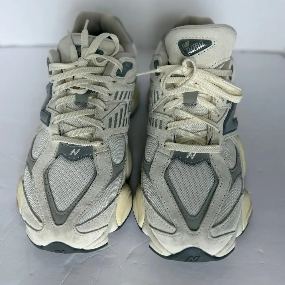 New Balance 9060 Sea Salt Concrete White Grey Chunky Sneakers Men 9.5 U9060ECA